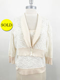 Carolina Herrera Lace 2 Piece Set Size L