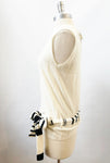 NEW Chanel Sleeveless Cashmere Sweater Size 44 Fr (L S)