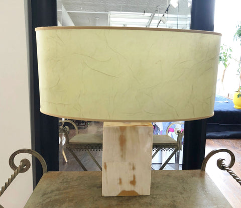 Polished Stone Lamp