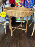 Rattan Tray Table