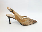 NEW Manolo Blahnik Python Slingbacks Size 39 It (9 Us)