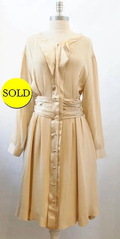 Chloe Silk Dress Size 42 Fr (M / 10 Us)