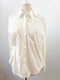 NEW Anne Fontaine Lace Sleeve Blouse Size 12