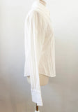 Anne Fontaine White Eyelet Blouse Size 4