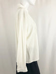 NEW Anne Fontaine Lace Inset Blouse Size 46 Fr (L Us)