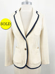 Rag & Bone Ivory Knit Blazer Size S