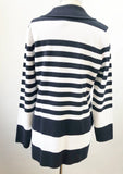 Worth Striped Cardigan Size M