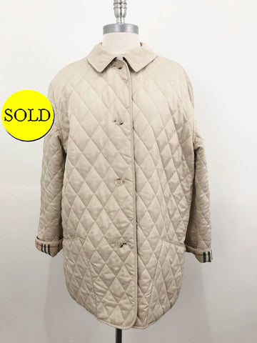 Burberry London Quilted Jacket Size M