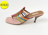 Prada Multi-Color Strappy Sandal Size 39 It (9 Us)
