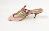 Prada Multi-Color Strappy Sandal Size 39 It (9 Us)