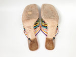 Prada Multi-Color Strappy Sandal Size 39 It (9 Us)