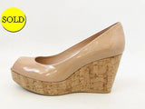 NEW Stuart Weitzman Cork Wedge Shoe Size 9