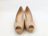 NEW Stuart Weitzman Cork Wedge Shoe Size 9