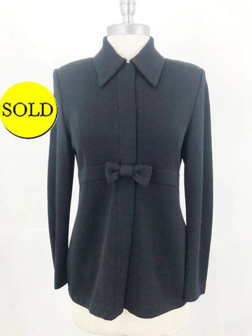 St. John Evening Bow Accent Jacket Size 2