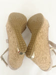 NEW Jimmy Choo Wedge Sandal Size 38 It (8 Us)