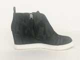 Linea Paolo Camo Wedge Sneaker Size 7.5