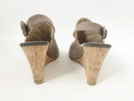 Stuart Weitzman Cork Heel Wedge Sandal Size 7
