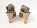 Stuart Weitzman Cork Heel Wedge Sandal Size 7