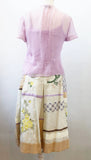 Oilily Silk Ruffle Blouse W/Tank Size 38 (M Us)