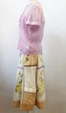 Oilily Silk Ruffle Blouse W/Tank Size 38 (M Us)