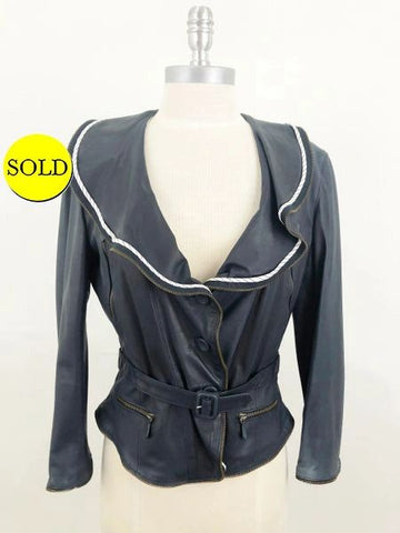 Alexander McQueen Leather Jacket Size 44 It (M / 8 Us)