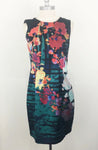 Elie Tahari Floral Silk Dress Size 4