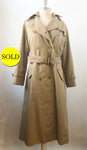 Burberry Prorsum Trench Coat With Removable Wool Lining Size 12L