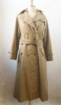 Burberry Prorsum Trench Coat With Removable Wool Lining Size 12L