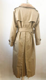 Burberry Prorsum Trench Coat With Removable Wool Lining Size 12L