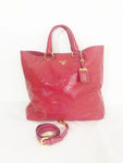 Patent Leather Shopping Tote