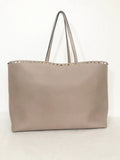 Rockstud Leather Tote