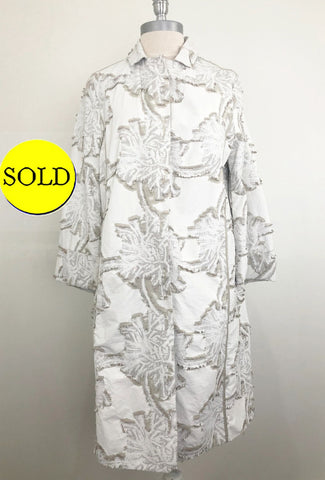 Annette Gortz Fringe Trim Coat Size 38 De (M Us)