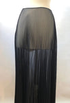 Chanel Sheer Pleated Maxi Skirt Xs