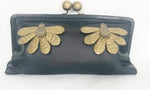 Chloe Brass Accent Clutch