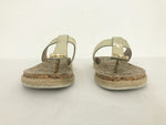 Tory Burch Leather Cork Thong Sandal Size 8