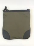 Leather Trimmed Nylon Crossbody Bag