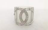 Chanel Resin Strass Cuff