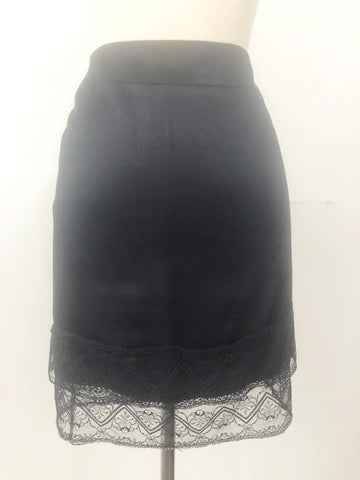 Chanel Lace Trim Skirt Size 36 Fr (S / 4 US)