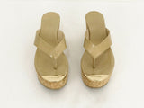 Jimmy Choo Patent Leather Cork Mule Size 39 It (9 Us)
