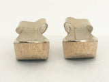 Jimmy Choo Patent Leather Cork Mule Size 39 It (9 Us)