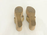 Jimmy Choo Patent Leather Cork Mule Size 39 It (9 Us)
