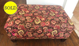 Patterned Storage Ottoman