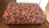 Patterned Storage Ottoman