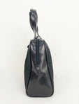 Leather Trim Tessuto Handle Bag