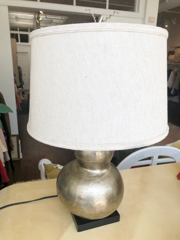 Silver Foil Lamp