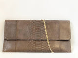 Carlos Falchi Snakeskin Shoulder / Clutch Bag