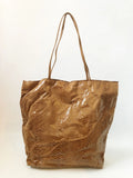 NEW Embossed Suede Tote W/Pouch