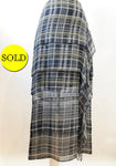Brunello Cucinelli Silk Check Skirt Size 6