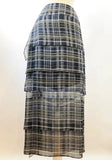 Brunello Cucinelli Silk Check Skirt Size 6