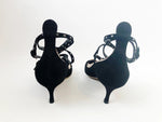 Valentino Suede Love Latch Pumps Size 37.5 It (7.5 Us)